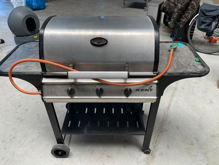 KENT Gas BBQ - Compleet met grill en bakplaat, Tuin en Terras, Gasbarbecues, Gebruikt, Ophalen