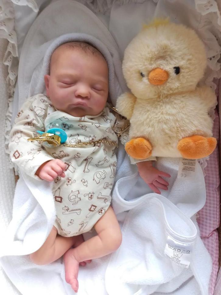 Reborn baby, Verzamelen, Poppen, Zo goed als nieuw, Babypop, Ophalen