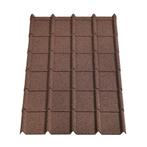 75x AQUAPLAN METALEN DAKPANPLATEN BRUIN +/- 113x83 cm, Overige kleuren, Nieuw, 15 m² of meer, Metaal