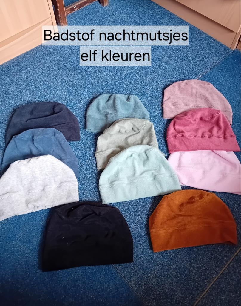 Badstof slaapmutsjes chemo, Ophalen of Verzenden, Nieuw, Muts