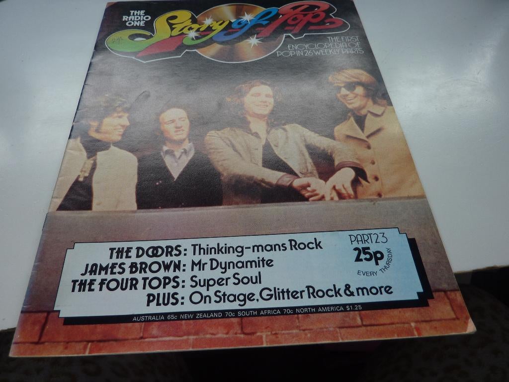 THE DOORS OP VOORKANT STORY OF POP 1973-ELVIS JAGGER-TURNER, Verzamelen, Verzenden, 1960 tot 1980, Tijdschrift