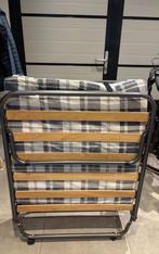 Gratis opklapbed, Ophalen, Eenpersoons, Zwart, 190 cm of minder