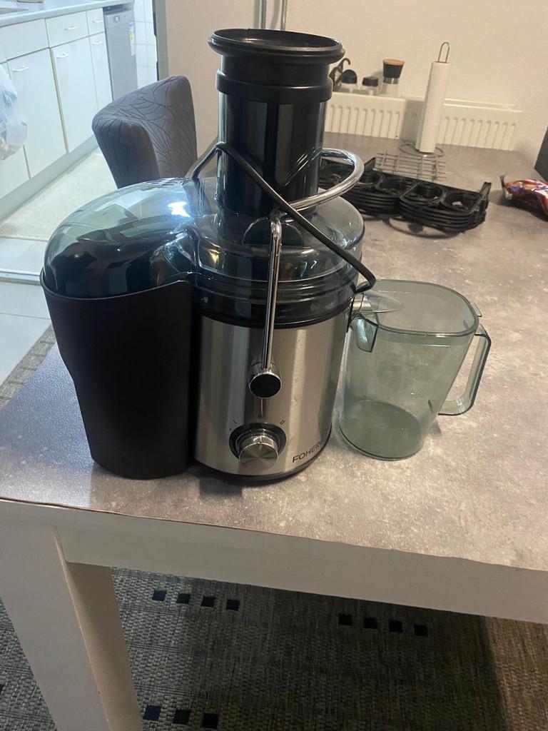 FOHER Sapcentrifuge - Krachtige Juicer voor Vers Sap, Ophalen of Verzenden, Gebruikt, Elektrisch, Sapcentrifuge