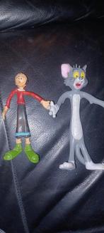 Tom & Jerry en Olijfje buigpoppetjes - Vintage figuren, Ophalen of Verzenden, Gebruikt