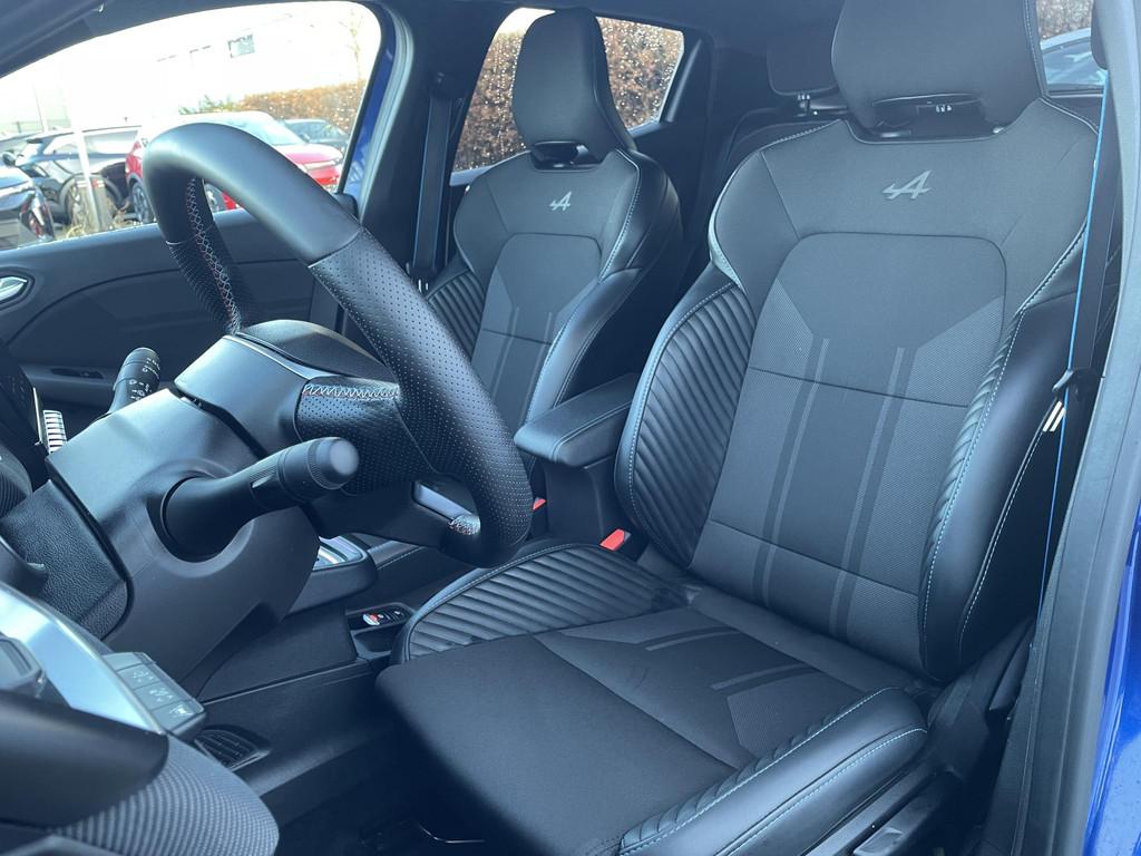 Renault Clio 1.6 E-Tech Full Hybrid 145 esprit Alpine | Crui, Auto's, Renault, Gebruikt, Met garantie (alle), Blauw, Leder en Stof