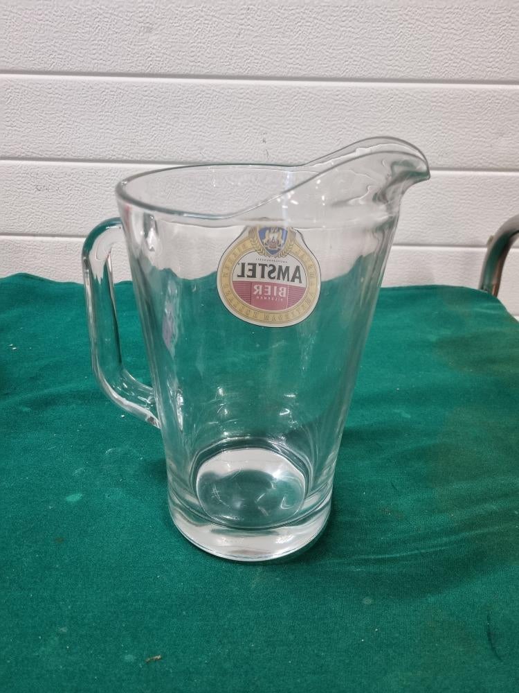 bierkan amstel bier van glas 1.5/1.8l, Ophalen of Verzenden, 'T Olde Gre-j, Info@toldegrej.nl, Endepoelstraat 20f Didam