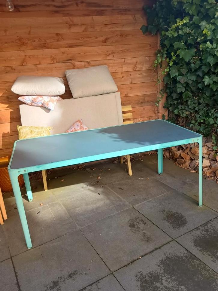 Tuintafel 170*85cm, Tuin en Terras, Tuintafels, Gebruikt, Ophalen