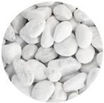 Witte sierkeien - Zo goed als nieuw, Tuin en Terras, Grind, Keien en Split, Overige materialen, Wit, Ophalen of Verzenden, Zo goed als nieuw