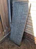Schutting onderplaat rots motief antraciet dubbelzijdig rest, Ophalen