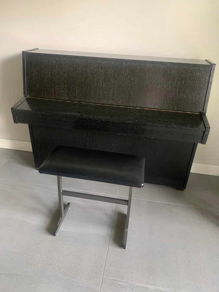 Zimmerman Piano donker houtnerf, Ophalen, Gebruikt, Bruin, Piano