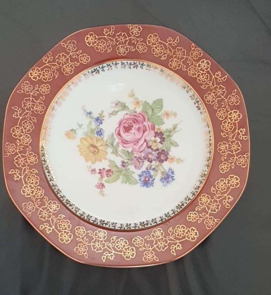 Twee Oude servet, tart, sier borden., Ophalen of Verzenden