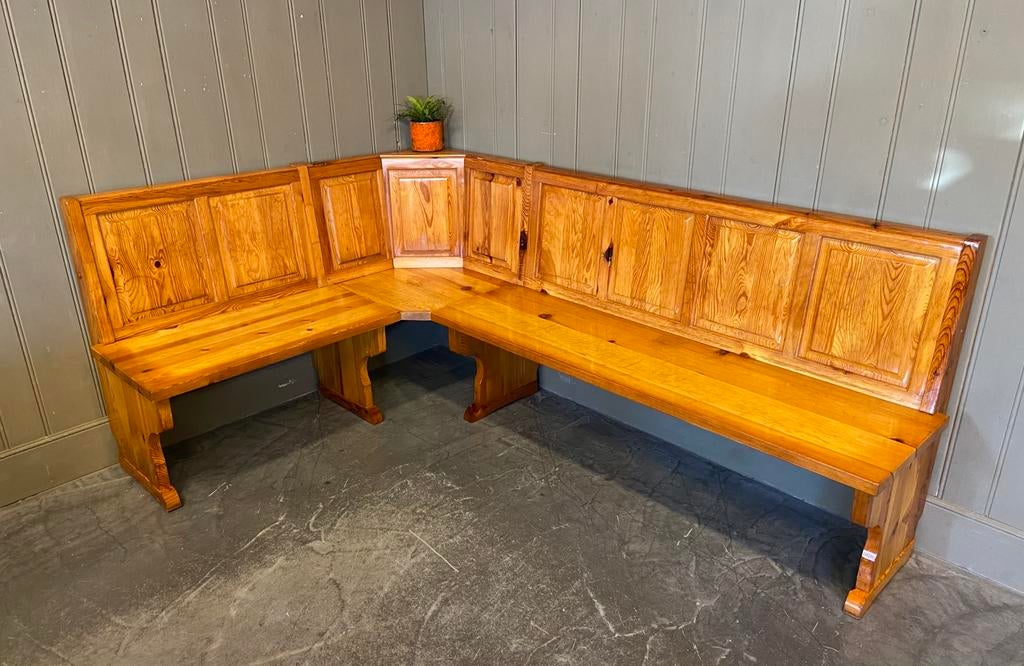 Duitse eethoek oostenrijkse bank massief eiken  eetbank, Ophalen, Gebruikt, Nvt, Nvt