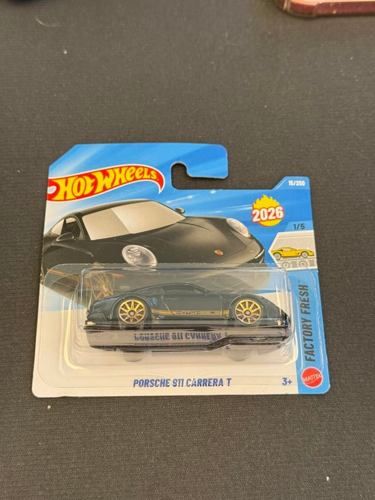 Hotwheels Porsche 911 Carrera T, Ophalen of Verzenden, Zo goed als nieuw, Auto