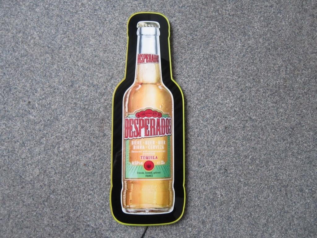 DESPERADOS BIER LED LICHTRECLAME, Verzamelen, Ophalen, Zo goed als nieuw, Overige typen, Overige merken