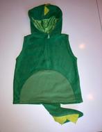 Leuk groen dino/draak verkleedpakje/carnaval 98-110 3-5 jaar, Kinderen en Baby's, Carnavalskleding en Verkleedspullen, Ophalen of Verzenden