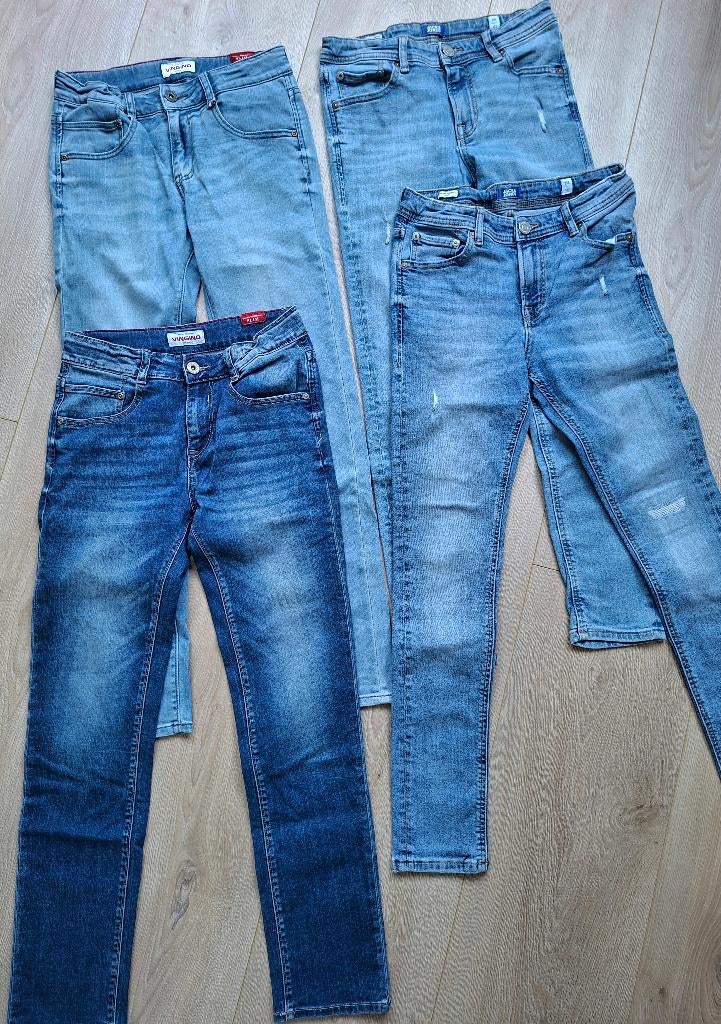 Jeans en broek jongen, maat 152 en 158, Broek, Ophalen of Verzenden, Zo goed als nieuw, Vingino