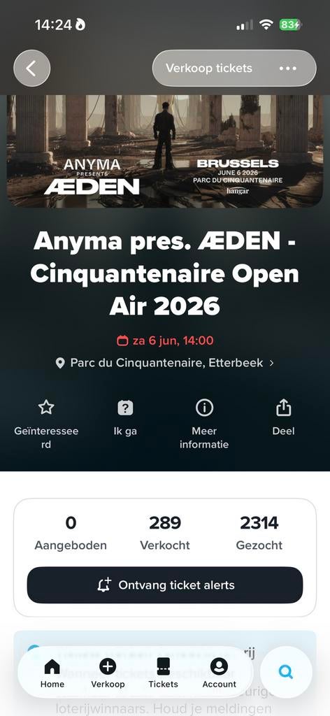 Anyma pres AEDEN Brussels, Twee personen