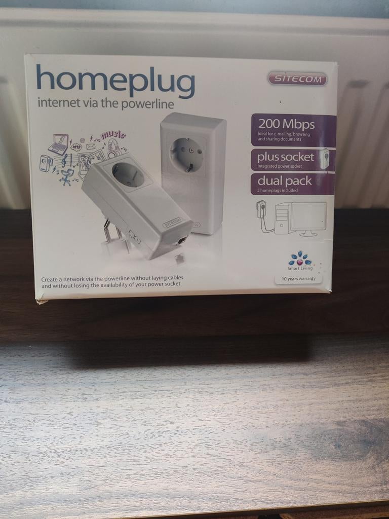Sitecom Homeplug systeem, Computers en Software, WiFi-versterkers, Gebruikt, Ophalen of Verzenden