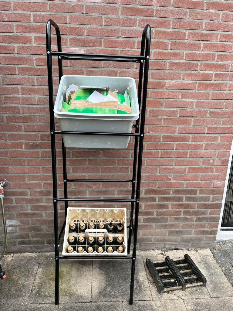 Krattenrek voor 3 kratten, Ophalen, Zo goed als nieuw
