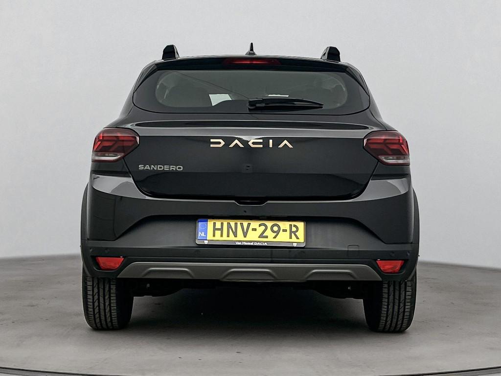Dacia Sandero Stepway 1.1 TCe Extreme 110PK | Navigatie | Ac, Auto's, Dacia, Stof, Gebruikt, Euro 6, Zwart