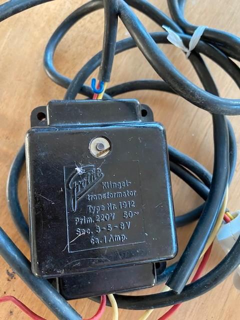 transformator Gorthe Klingel typ 1912 en Siemens trein trafo, Hobby en Vrije tijd, Modeltreinen | H0, Gebruikt, Transformator of Voeding