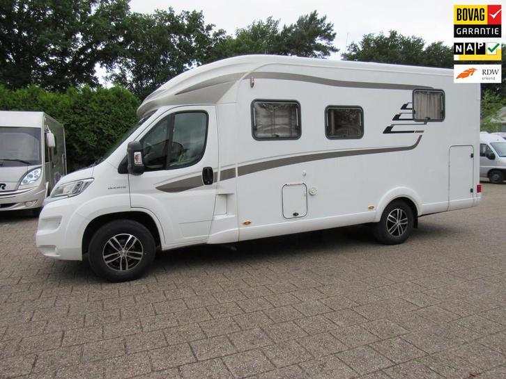 Hymer T598 Semi integraal Queensbed Hefbed bj2018, Caravans en Kamperen, Campers, Bedrijf, tot en met 5, Half-integraal, Hymer