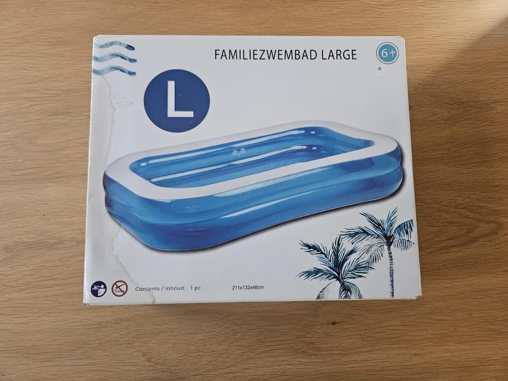 opblaasbaar zwembad (kinder), Ophalen, Minder dan 80 cm, Opblaaszwembad, Rechthoekig