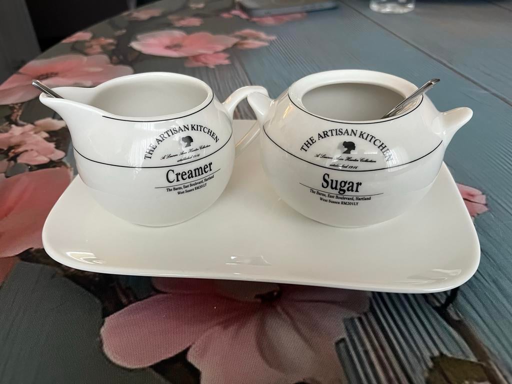 The Artisan Kitchen Suiker- en Melkset - Zo Goed Als Nieuw, Huis en Inrichting, Keuken | Servies, Zo goed als nieuw, Overige typen