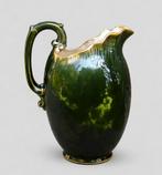 Art Nouveau waterkan hoogglans geglazuurd 30 cm. hoog, Ophalen of Verzenden