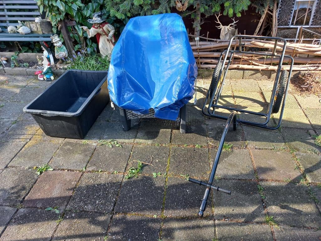 Aanhangwagen voor vissen of camping, Ophalen, Gebruikt