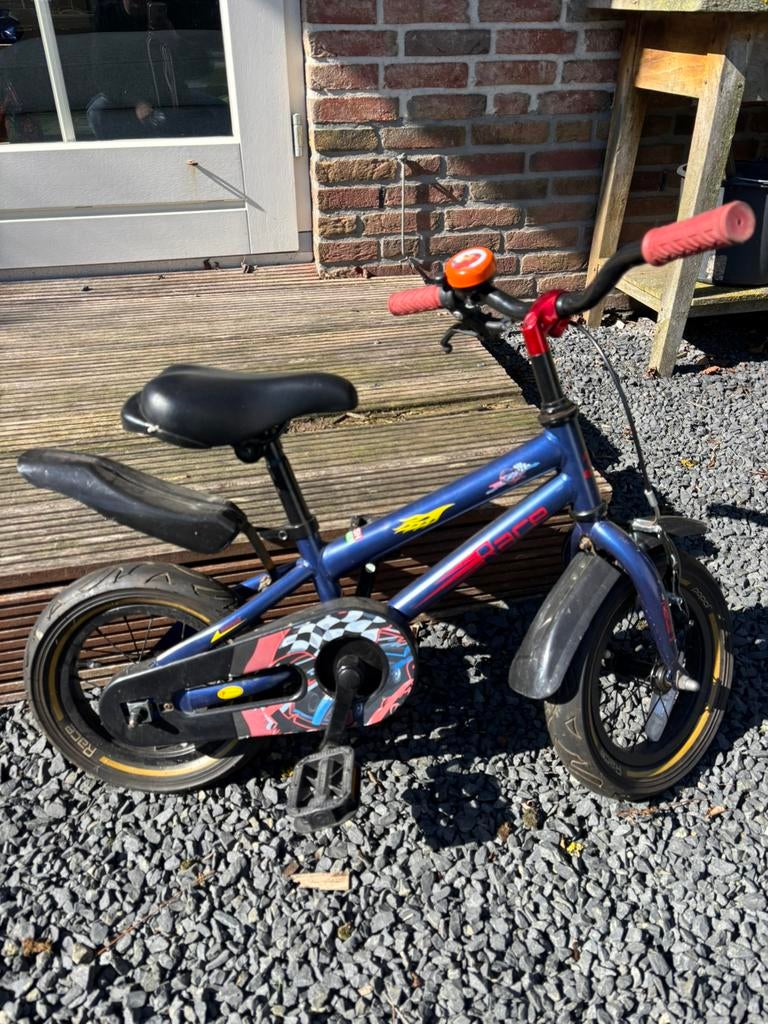 Popal kinderfiets 12 inche, Fietsen en Brommers, Fietsen | Kinderfietsjes, Ophalen, Zo goed als nieuw, Minder dan 16 inch, Zijwieltjes