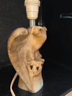 Antieke lamp met adelaar steen, Ophalen of Verzenden