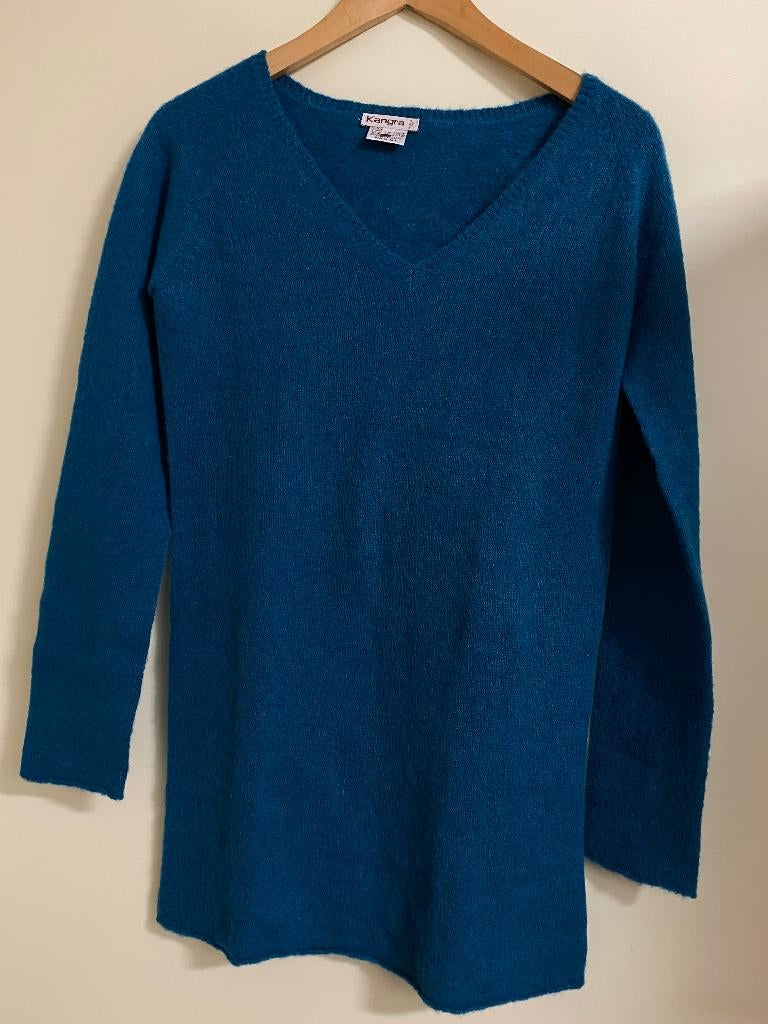 Alpaca trui blauw 36/38, Kleding | Dames, Truien en Vesten, Ophalen of Verzenden, Nieuw, Maat 42/44 (L), Groen