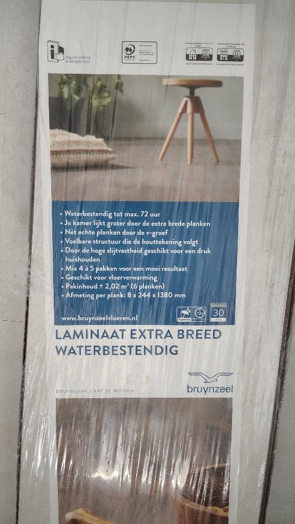 Bruynzeel laminaat gewoon grijs, Huis en Inrichting, Ophalen, Grijs, Nieuw, Minder dan 10 m²