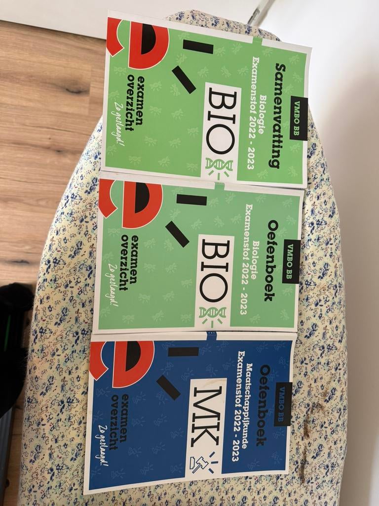 Vmbo bb biologie examenoverzicht, Ophalen, Zo goed als nieuw, Buitenlandse clubs, Boek of Tijdschrift