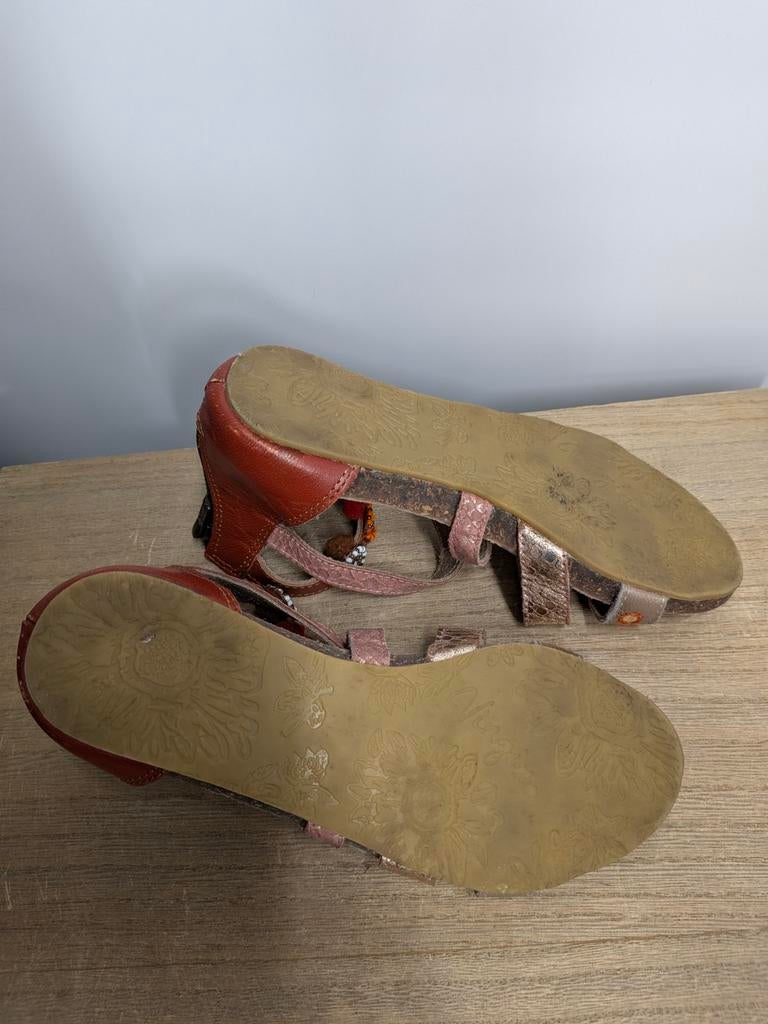 Vingino sandalen maat 32 bruin boho stijl, Gebruikt, Overige typen, Vingino, Ophalen of Verzenden
