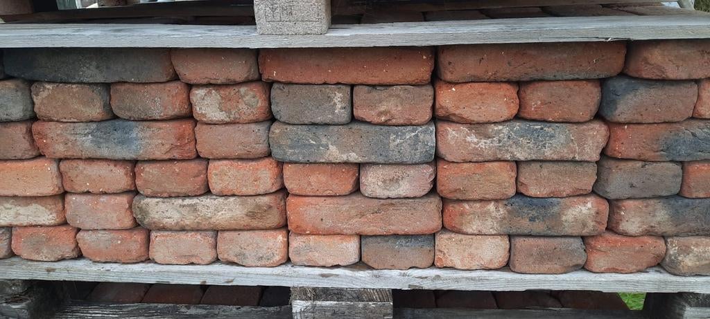 Olie gebakken metselstenen, schoon, Doe-het-zelf en Verbouw, Metselstenen, Ophalen, Bakstenen
