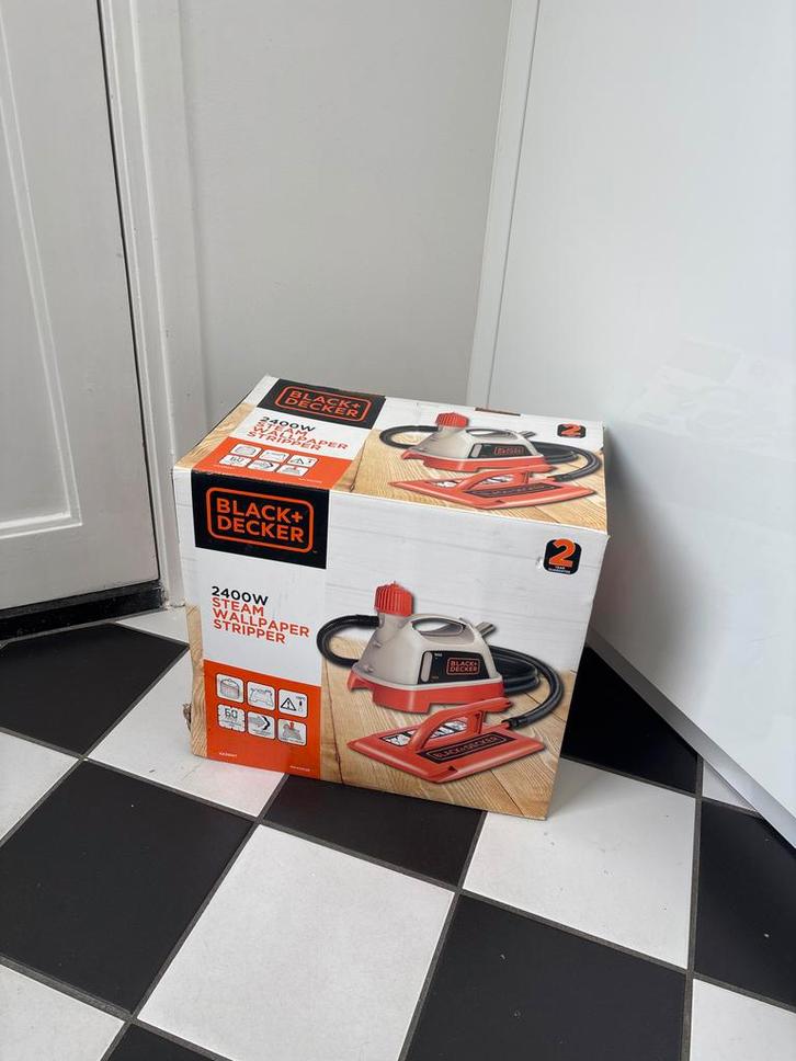 Black+Decker 2400W Stoom Behangafstomer, Doe-het-zelf en Verbouw, Schildersmaterialen, Nieuw, Overige typen, Ophalen of Verzenden