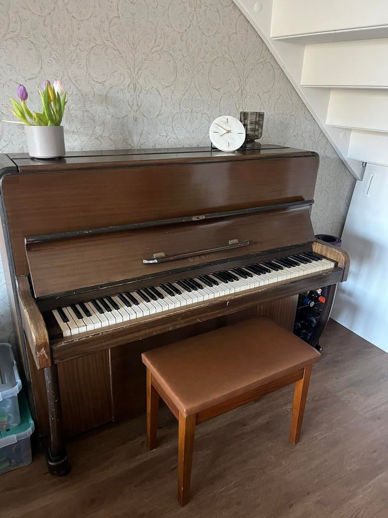 Piano - Schumann - warme klank, Ophalen, Gebruikt, Bruin, Piano