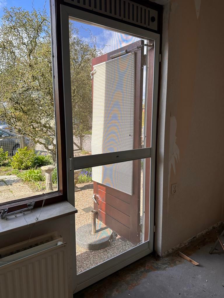 Hordeur, Ophalen, Kunststof, Gebruikt, 80 tot 100 cm