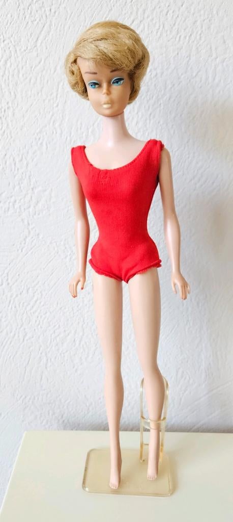 Vintage Barbie pop Bubble Cut Sidepart 60's, Verzamelen, Poppen, Ophalen of Verzenden, Zo goed als nieuw, Pop