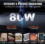 Krachtige Co2 80W Laser Graveermachine - Laser Printer, Niet ingevuld, Verzenden, Niet ingevuld, Nieuw