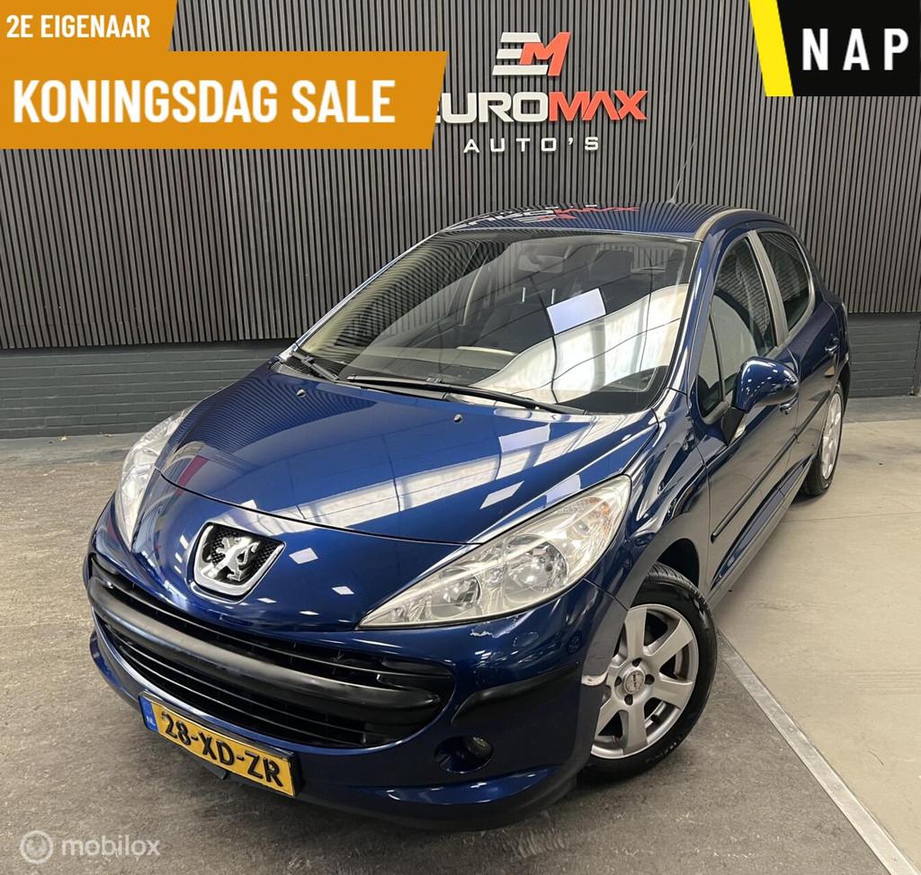 Peugeot 207 1.6-16V XS 2e Eigenaar - Distr verv - NAP- Airco, Voorwielaandrijving, Stof, Gebruikt, Blauw