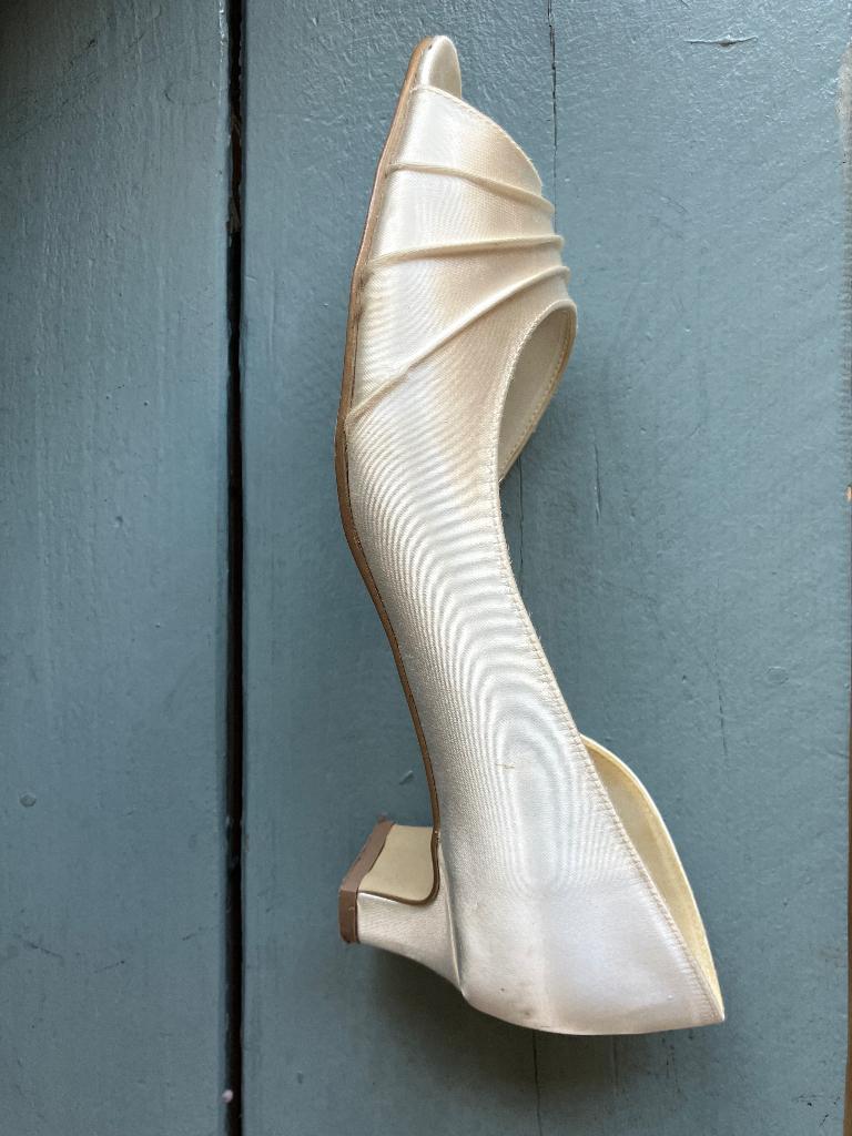 Trouwschoenen, Ophalen, Gedragen, Wit, Schoenen