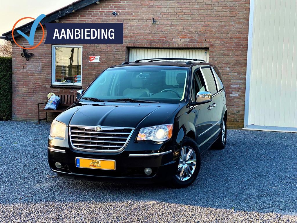 Chrysler Grand Voyager 4.0 V6 LIMITED OPEN-DAK SWIVEL&GO+TAF, Auto's, Chrysler, Automaat, Gebruikt, Beige, Verwarming stoelen achter