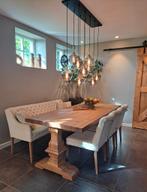 Prachtige sfeervolle landelijke Klooster eettafel set, Huis en Inrichting, Ophalen, 100 tot 150 cm, 200 cm of meer, Zo goed als nieuw