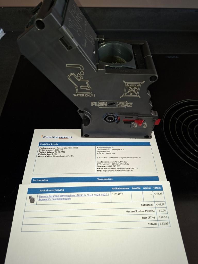 Siemens Zetgroep Koffiemachine EQ.5/EQ.6/EQ.7 Brouwunit, Witgoed en Apparatuur, Ophalen of Verzenden, Gebruikt, Koffiemachine