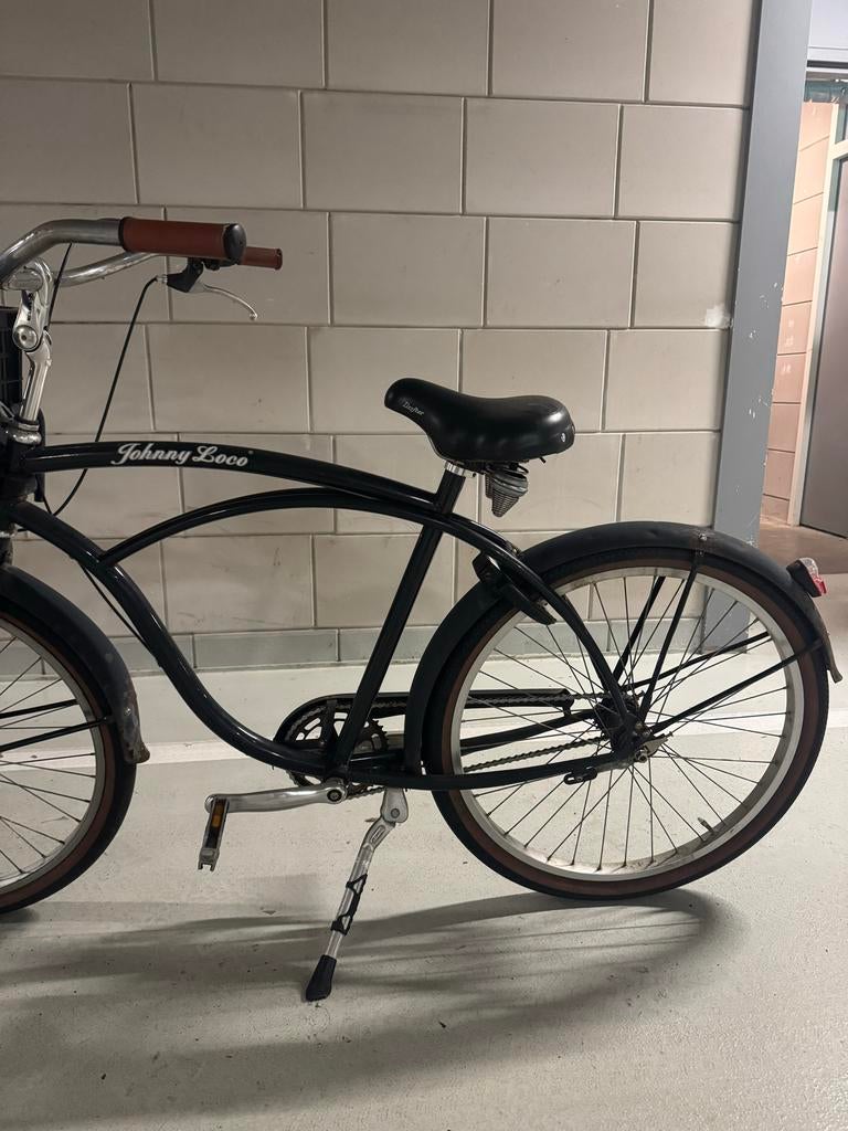 Heren Johnny Loco Beach Cruiser met mand - Eindhoven, Gebruikt, Versnellingen, 57 tot 61 cm, Ophalen