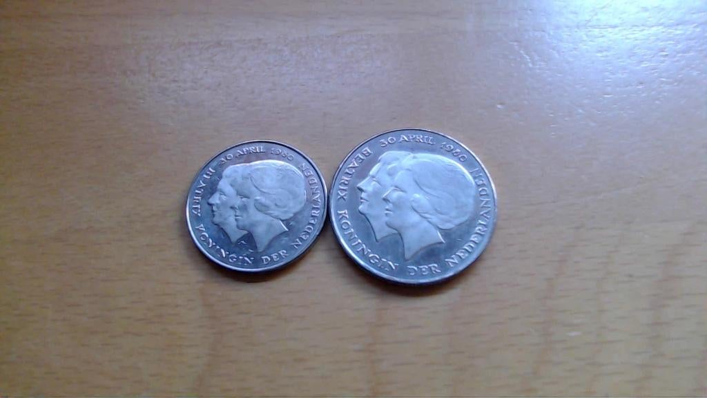 munten Koningin Juliana   Koningin Beatrix, Ophalen of Verzenden, Koningin Beatrix, 2½ gulden, Losse munt