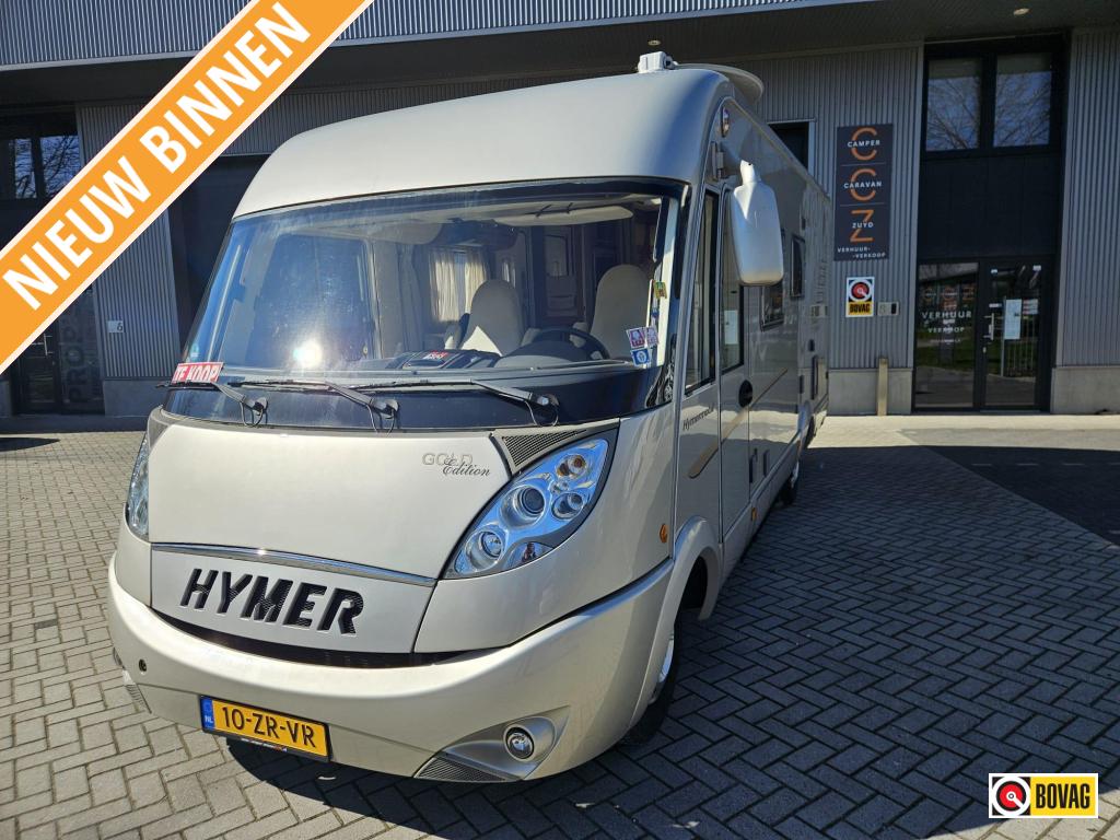 HYMER B 654 SL GOLD EDITION. 2e EIGENAAR. BOVAG GARANTIE!, Caravans en Kamperen, Integraal, Ringverwarming, Fiat, Bedrijf